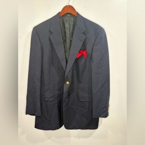 Men's Hart Schaffner Marx Navy Blazer Size 41R